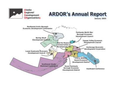 Alaska Regional Development ORganizations  ARDOR’s Annual Report