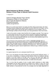 Microsoft Word - NHI Green Paper Statement120811.docx