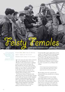 Feisty Females  SOME EARLY AUSTRALIAN ‘LADY PILOTS’ Unknown photographer ‘Royal Aero Club SA off to the