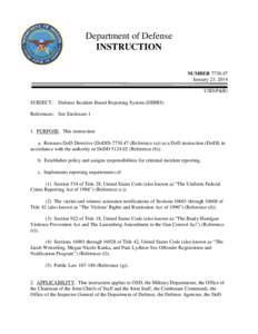 DoD Instruction[removed], January 23, 2014