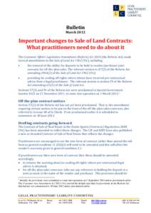 Draft Bulletin re Sale of Land Contracts Mar12 v2[removed]DOCX
