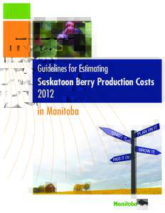 Guidelines for Estimating Saskatoon Berry Production Costs[removed]in Manitoba