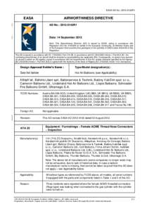 EASA AD No.: 2012-0142R1  EASA AIRWORTHINESS DIRECTIVE AD No.: 2012-0142R1