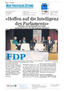 Datum: [removed]Neue Fricktaler Zeitung AG 4310 Rheinfelden[removed]www.nfz.ch