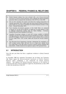 Late-2000s financial crisis / Transport in Australia / Goods and Services Tax / Taxation in Australia / Equalization payments / Digital Education Revolution / American Recovery and Reinvestment Act / Australia / Council of Australian Governments / Government of Australia / Government / Politics