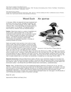This resource is based on the following source: Kale, H. W., II, B. Pranty, B. M. Stith, and C. W. BiggsThe atlas of the breeding birds of Florida. Final Report. Florida Game an Fresh Water Fish Commission, Talla