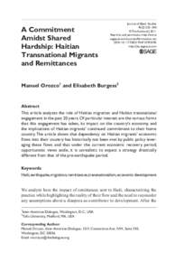 Member states of the United Nations / Republics / International relations / Americas / Economics / Haiti / Fonkoze / Dominican Republic / Haitian diaspora / Human migration / Remittances / Island countries