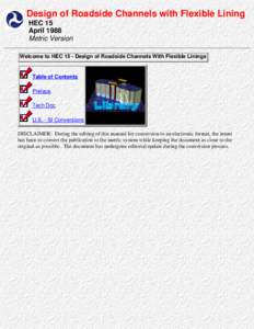 DESIGN OF RIPRAP REVETMENT