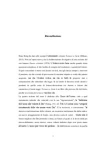 Riconciliazione  Hans Küng ha dato alle stampe l’interessante volume Tornare a Gesù (Milano, [removed]Non un’opera nuova, ma la rielaborazione divulgativa di una sezione del suo famoso Essere cristiani[removed]L’Au