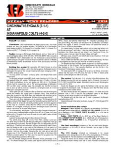 Carson Palmer / Ken Anderson / Marvin Lewis / National Football League rivalries / Andy Dalton / Chad Ochocinco / Mike Brown / Bruce Coslet / Peyton Manning / National Football League / Cincinnati Bengals / Cleveland Browns