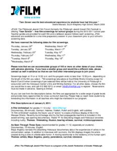 Microsoft Word - Teen Screen Flyer - High School and Middle School - January, [removed]FINAL