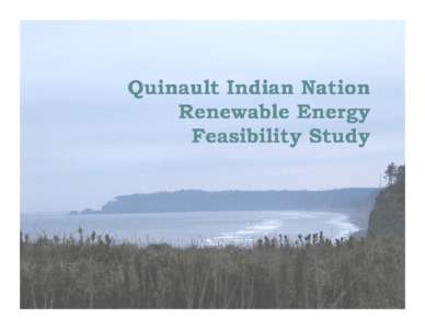 Quinault Indian Nation - Renewable Energy Feasibility Study