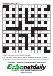 Crosswords / Cryptic crossword