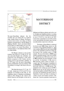 Orissa Review (Census Special)  MAYURBHANJ