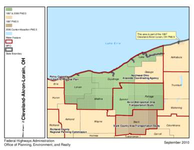 1997 & 2006 PM2[removed]PM2[removed]Canton-Massillon PM2.5 This area is part of the 1997 Cleveland-Akron-Lorain, OH PM2.5