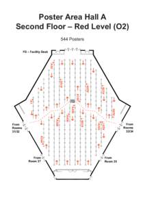 Poster Area Hall A Second Floor – Red Level (O2) 544 Posters FD – Facility Desk  A150