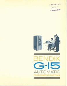 BENDIX G-15 Automatic Programming Systems, 1956