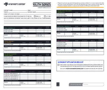 » Please let us know your priorities by placing a choice number (1, 2, 3, etc.) next to the date and time of each performance, and note any flexibility you have in terms of show dates or numbers of tickets needed, in ca