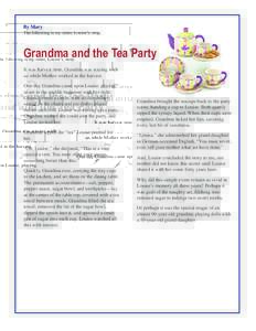 Grandma / Them / Teacup / Tea