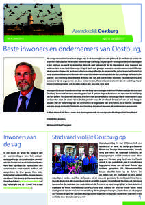 Aantrekkelijk Oostburg NIEUWSBRIEF NR.4 | JuniBeste inwoners en ondernemers van Oostburg,