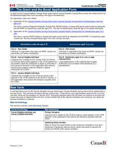 Bond / Economics / Knowledge / Social Security / Federal assistance in the United States / Education / Canada Child Tax Benefit / Registered Disability Savings Plan / Disability