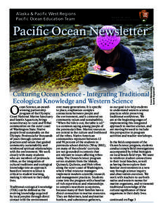 Alaska & Pacific West Regions Pacific Ocean Education Team National Park Service U.S. Department of the Interior
