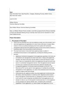 Microsoft Word - AllSeen Smart Home Service Framework Proposal.docx