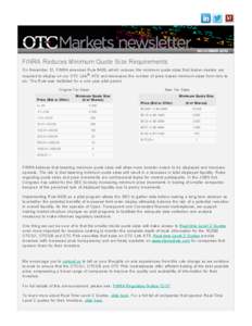 OTC Markets Newsletter - November 2012