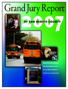 Grand Jury Report[removed]of san benito county  Observations, Findings