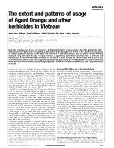 Military history / Operation Ranch Hand / Agent Orange / Agent Purple / 2 / 4 / 5-Trichlorophenoxyacetic acid / Agent Pink / Agent Green / Herbicidal warfare / 2 / 4-Dichlorophenoxyacetic acid / Herbicides / Chemistry / Vietnam War