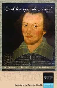 Portraits of Shakespeare / Sanders / John Heminges / University of Guelph / Portraits of William Shakespeare / Hildegard Hammerschmidt-Hummel / English people / British people / William Shakespeare