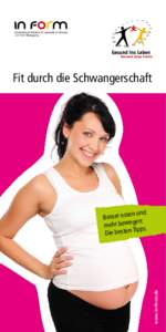 Fit durch die Schwangerschaft  www.in-form.de n und Besser esse