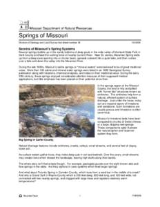Springs of Missouri FS -- pub656