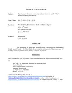 Mechanical engineering / Technology / Metropolitan Board of Health / New York City Department of Health and Mental Hygiene / Water heating