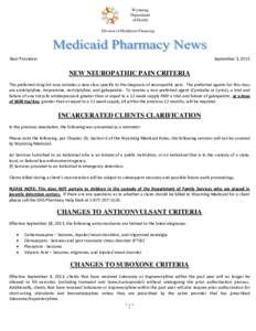 Drug rehabilitation / Alcohols / Buprenorphine / Ethers / Morphinans / Phenols / Medicaid / Gabapentin / Medical prescription / Chemistry / Medicine / Organic chemistry