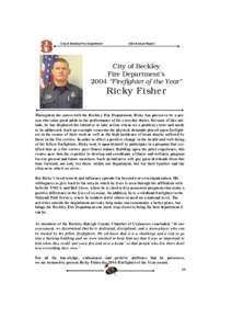 City of Beckley Fire Departmen t[removed]Annual Report City of Beckley Fire Department’