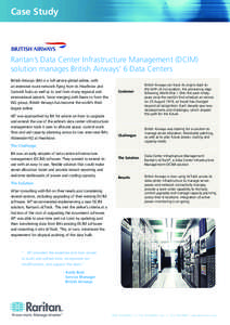 Case Study  Raritan’s Data Center Infrastructure Management (DCIM)