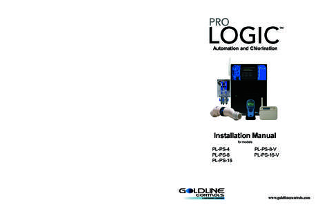 Pro Logic™ Automation and Chlorination - Installation Manual (October 2008 & later)