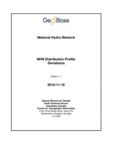 NHN Distribution Profile Deviations