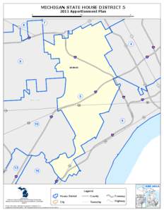 MICHIGAN STATE HOUSE DISTRICT[removed]Apportionment Plan[removed]