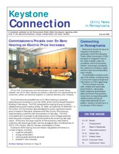 Keystone  Connection Utility News in Pennsylvania