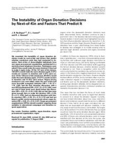 American Journal of Transplantation 2008; 8: 2661–2667 Wiley Periodicals Inc.  C 2008 The Authors C 2008 The American Society of