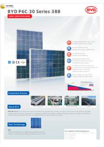 Solar panel / BYD Company / Solar cell / Energy / Photovoltaics / Technology