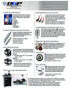 US Office: 2651 Lavery Court • Newbury Park, CA[removed]Tel: [removed] • Fax: [removed]European Office: Diamond Ground Products Europe