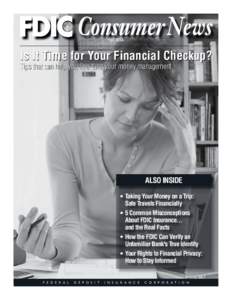 Fall[removed]Is It Time for Your Financial Checkup? Tips that can help you fine-tune your money management
