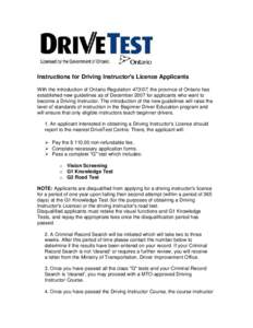 Microsoft Word - Instructions for Driving Instructor EN - updated Jan 30, 2013.doc