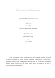 National accounts / Dynamic stochastic general equilibrium / Price of petroleum / Supply and demand / Shock / General equilibrium theory / Elasticity / Balance of trade / Energy crisis / Economics / Pricing / International economics