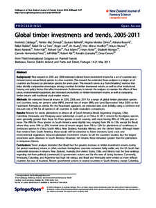 Cubbage et al. New Zealand Journal of Forestry Science 2014, 44(Suppl 1):S7 http://www.nzjforestryscience.com/content/44/S1/S7 PROCEEDINGS  Open Access