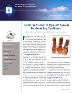 Effective Design, Implementation, and Support for Your HRMS Needs Customer Success Story  Dresser & Associates Taps Into Success