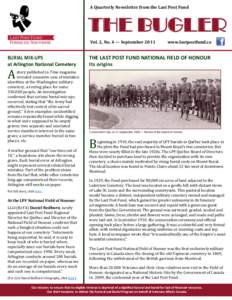 A Quarterly Newsletter from the Last Post Fund  THE BUGLER Vol. 2, No. 4 — September[removed]www.lastpostfund.ca